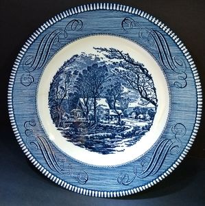 Dinner Plate Vintage " The Old Grist Mill"